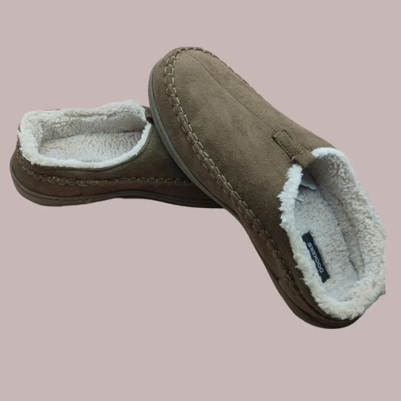 Dockers mens slippers with memory foam size XL beige - Picture 5 of 12